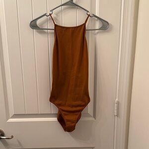 SHEIN Brown Bodysuit for Women